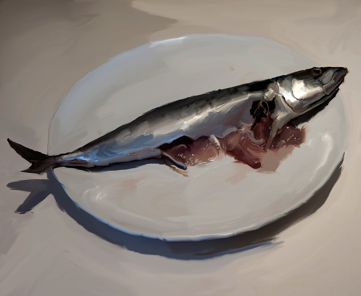 Disemboweled Mackerel
